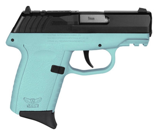 Picture of Sccy Industries Cpx2cbsbrdrg3 Cpx-2 Gen3 RD 9Mm Luger 10+1 3.10" Sccy Blue Polymer W/Picatinny Rail Serrated Black Nitride SS Slide Sccy Blue Polymer Grip CPX-2-CBSBRDRG3 810099570939