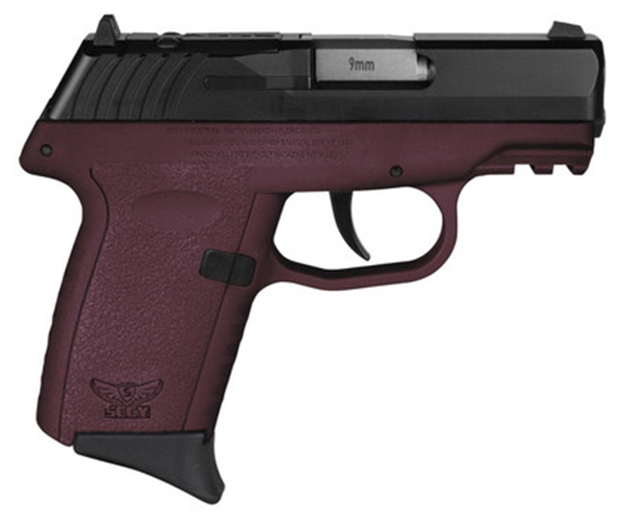 Picture of Sccy Industries Cpx2cbcrrdrg3 Cpx-2 Gen3 RD 9Mm Luger 10+1 3.10" Crimson Red Polymer W/Picatinny Rail Serrated Black Nitride SS Slide Crimson Red Polymer Grip CPX-2-CBCRRDRG3