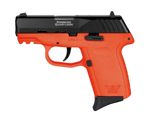 Picture of Sccy Industries, Llc Cpx2-Cb Pistol Gen 3 9Mm 10Rd Black/Orange W/O Safety CPX-2CBORG3