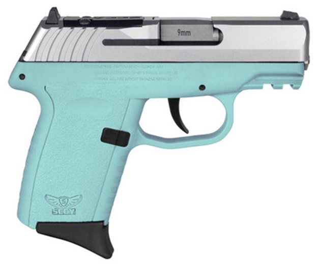 Picture of Sccy Industries Cpx2ttsbrdrg3 Cpx-2 Gen3 RD 9Mm Luger 10+1 3.10" Sccy Blue Polymer W/Picatinny Rail Serrated Stainless Steel Slide Sccy Blue Polymer Grip CPX-2-TTSBRDRG3 810099571134
