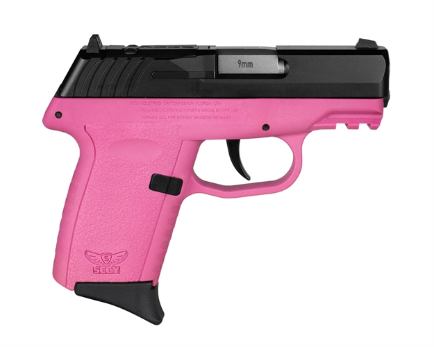 Picture of Sccy Industries Cpx2cbpkrdrg3 Cpx-2 Gen3 RD 9Mm Luger 10+1 3.10" Pink Polymer W/ Picatinny Rail Serrated Black Nitride SS Slide Pink Polymer Grip CPX-2-CBPKRDRG3