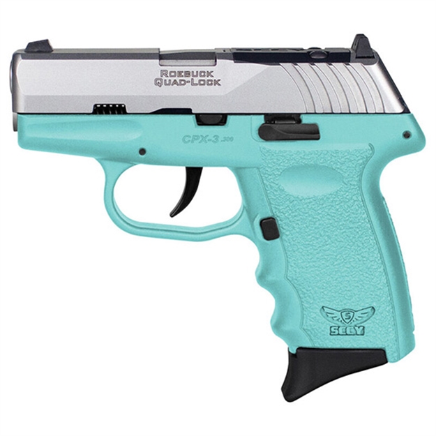 Picture of Sccy Industries Cpx-3 380Acp Blue SS Nms Red Dot Ready CPX3TTSBRDR