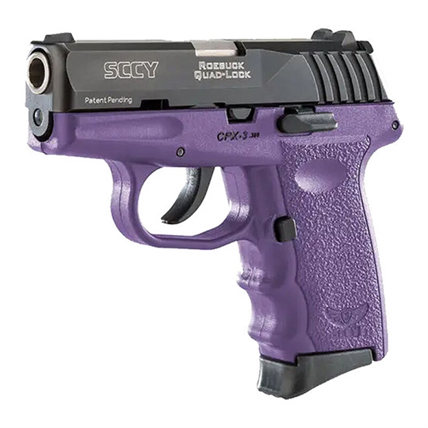 Picture of Sccy Industries Cpx3-Cb Pistol Dao .380 10Rd Black/Purple W/O Safety