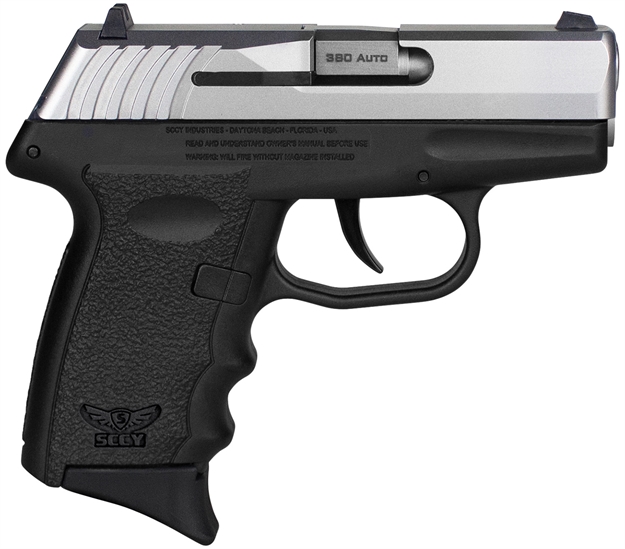 Picture of Sccy Industries Cpx-3Ttbk Cpx-3  Sub-Compact Frame 380 Acp 10+1, 3.10" Stainless Quadlock Barrel, Serrated Stainless Steel Slide, Black Polymer Frame W/Finger Grooves, NO Safety, Right Hand CPX-3TTBKG3 810099570601