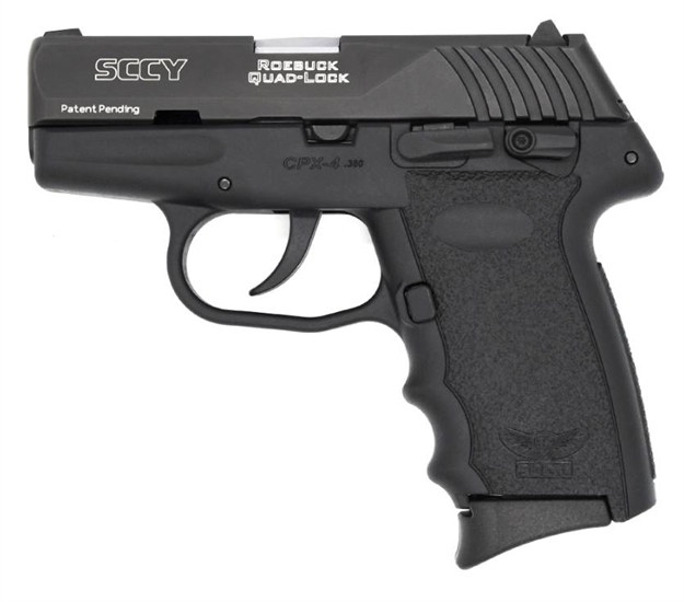 Picture of Sccy Industries Semi-Auto Pistol, 380 Acp, 2.96" Bbl, Black Slide, Black Grip, Manual Safety, 3 10 Rnd Mags CPX-4CB 850000226425