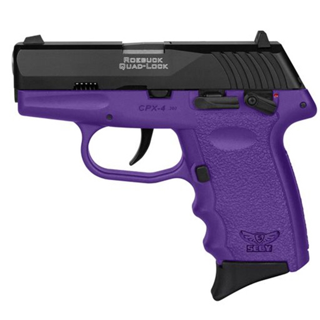 Picture of Sccy Industries Cpx4-Cb Pistol Dao .380 10Rd Black/Purple W/Safety