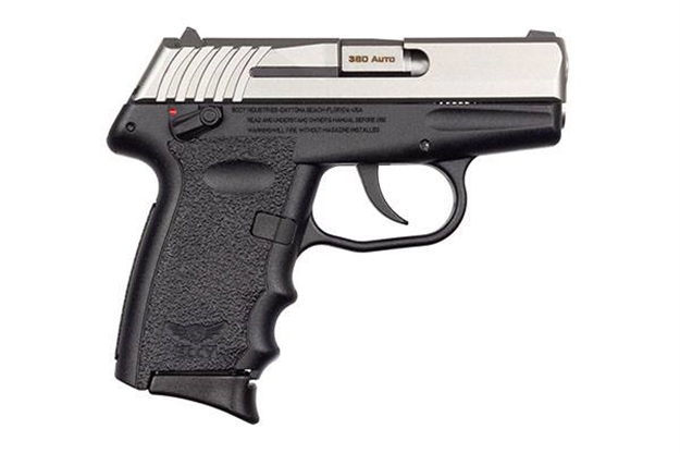 Picture of Sccy Industries Semi-Auto Pistol, 380 Acp, 2.96" Bbl, Stainless Slide, Black Grip, Manual Safety, 3 10 Rnd Mags CPX-4TT 850000226524