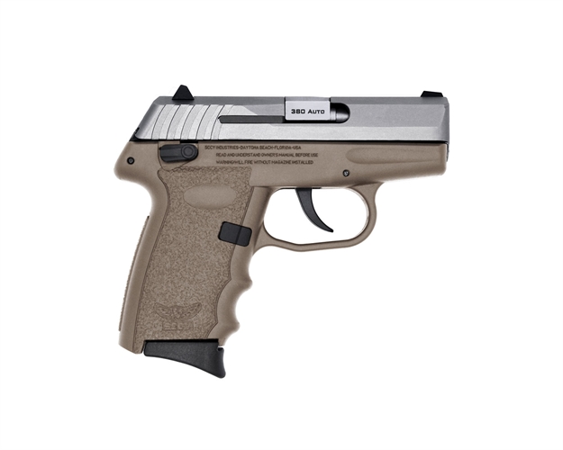 Picture of Sccy Industries Cpx-4Ttderd Cpx-4 RD 380 Acp 3.10" 10+1 Stainless Steel Slide Black Polymer Grip Cts-1500 Red Dot