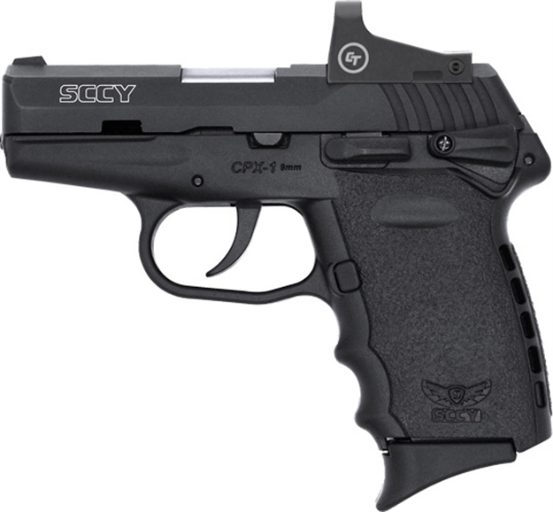 Picture of Sccy Industries Cpx1-Cb W/Red Dot Dao 9Mm 10Rd Black/Black W/Safety