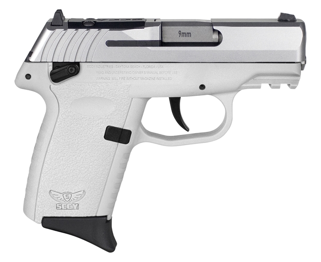 Picture of Sccy Industries Cpx1ttwtrdrg3 Cpx-1 Gen3 Rdr 9Mm Luger 10+1 3.10" White Polymer W/Picatinny Rail Serrated SS Slide White Polymer Grip CPX-1TTWTRDRG3 810099571059