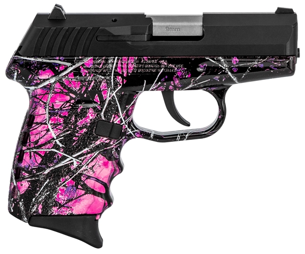 Picture of Sccy Industries Cpx2cbmh Cpx-2 Carbon 9Mm Luger Double 3.10" 10+1 Mud Gloss Polymer Grip Black Stainless Steel Slide