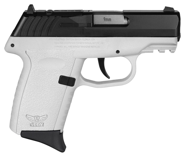 Picture of  SCCY CPX-2CBWTRDRG3 9MM BLK SLDE WHT GRP NOSFT 10R 810099570953