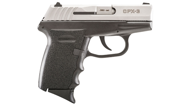 Picture of Sccy Industries Semi Auto Pistol, 380 Acp  Stainless Slide, 3-10Rnd Mags,  NO External Safety CPX3-TT 857679003517