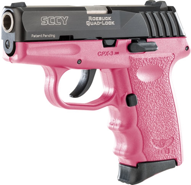 Picture of Sccy Industries Cpx-3 380Acp Pink Blk Nms 2 10Rd CPX3CBPK