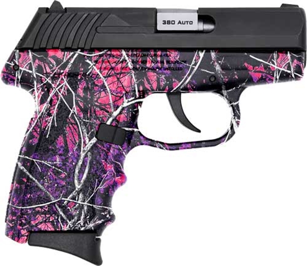 Picture of Sccy Industries Cpx3-Cb Pistol Dao .380 10Rd Blk/Muddy Girl W/O Safety