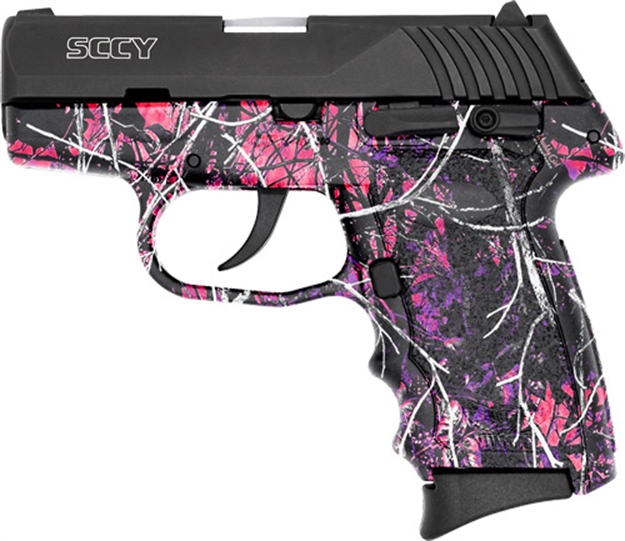 Picture of Sccy Industries Cpx4-Cb Pistol Dao .380 10Rd Black/Muddy Girl W/Safety
