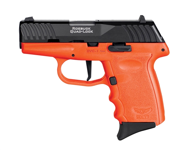 Picture of Sccy Industries Dvg1-Cb Pistol 9Mm 10Rd Black/Orange DVG-1-CBOR