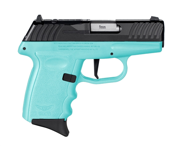Picture of Sccy Industries Dvg1-Tt Pistol 9Mm 10Rd Black/Sccy Blue Red Dot Ready DVG-1-CBSBRDR 810099571837