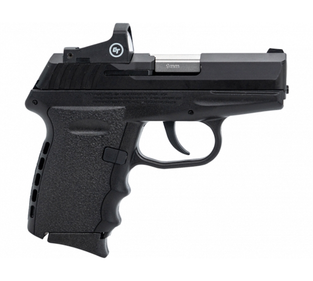 Picture of Sccy Industries, Llc 9Mm Poly Blk/Blk Dao Red Dot