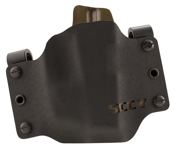 Picture of Sccy Industries Sc1008l Cpx Laser Small Logo Fde Sccy Pistols With Laser Kydex Black W/Fde Logo