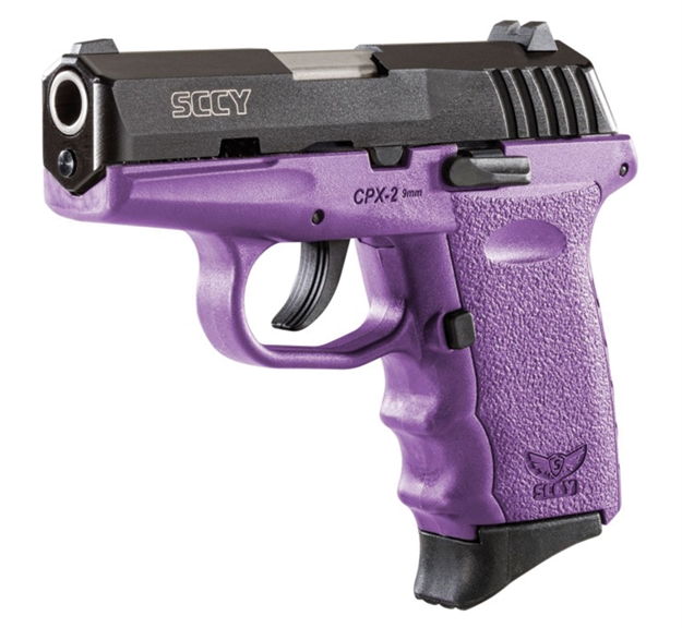 Picture of Sccy Industries Sccy 9Mm 3" Blk Purpgrip NO Safety  10Rd
