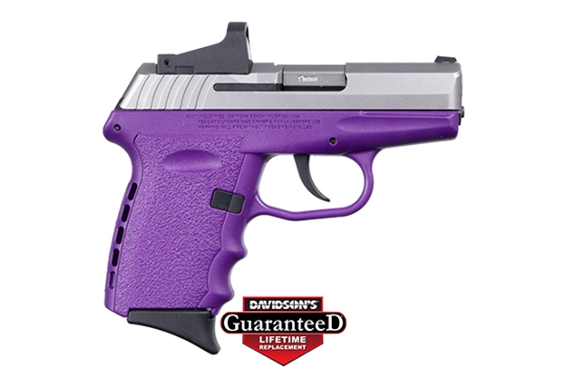 Picture of Sccy Industries Sccy 9Mm 3" Ss/Purple Reddot Nosfty 10Rd