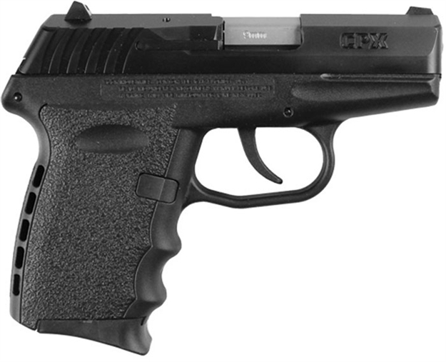Picture of Sccy Industries Cpx2cb Cpx-2 Carbon 9Mm Luger 3.10" 10+1 Black Nitride Stainless Steel Slide Black Polymer Grip NO Manual Safety CPX2-CB 857679003029