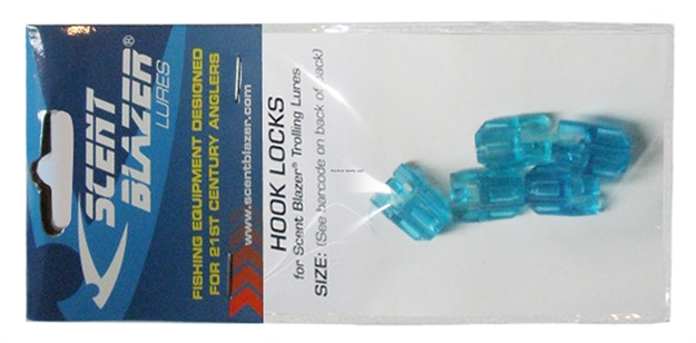 Picture of Scent Blazer Scent Blazer Hlsm1-01 Hook Locks Fits Small 5Pk Aqua