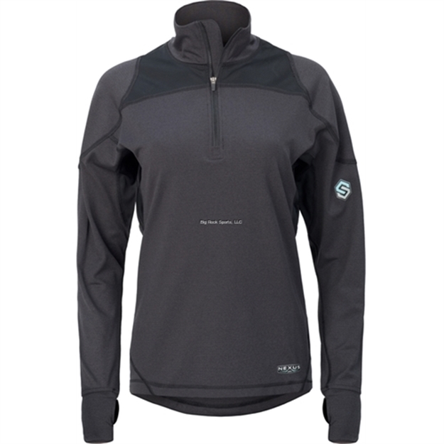 Picture of Scent-Lok Nexus Ladies Active Weight Long Sleeve Shirt Black Heather Xx-Large