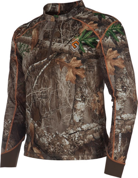 Picture of Scentlok Shirt Savanna Aero Attack 1/4 Zip Large Rt-Edge