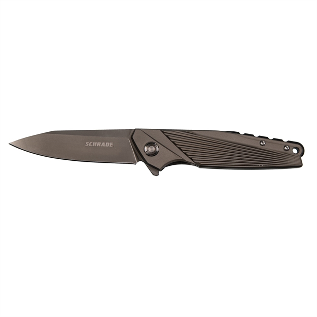 Picture of Schrade 1084279 Folder 3.375 IN Gray Blade Stainless Handle