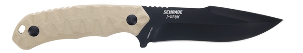 Picture of Schrade Knife I-Beam 5" Fixed Aus-8 Black/Fde G10 Handle< 1185977