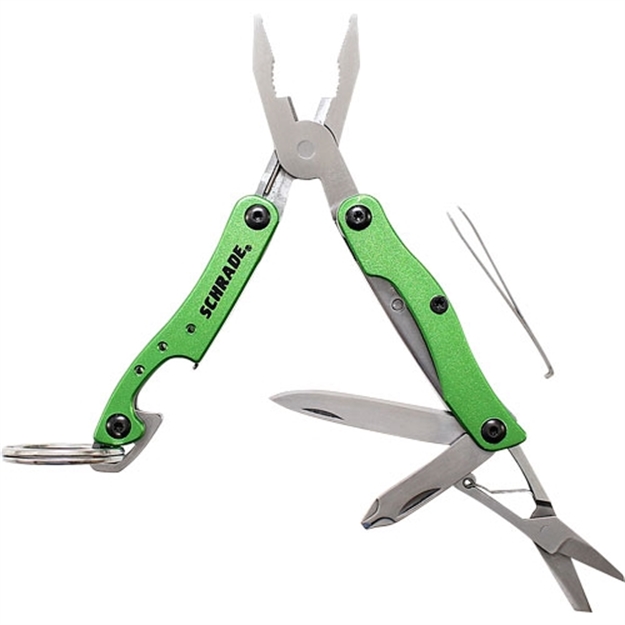 Picture of Schrade Keychain Multi-Tool W/9 Functions & Drop PT Knife