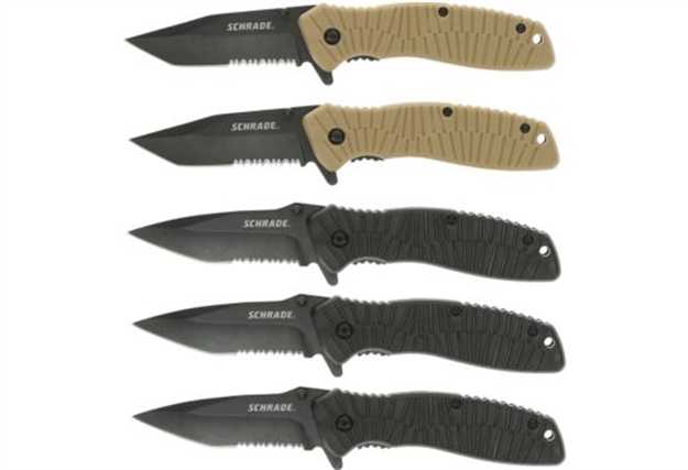 Picture of Schrade Knife 5 Knives W/ Dif Blds & Ind Boxes Promo Q4