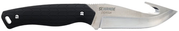 Picture of Schrade Knife Exertion Guthook 4" Aus-10 Satin/Black! 1159308