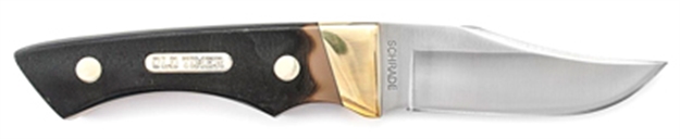 Picture of Schrade Knife Hunter 3.7" Stainless Delrin W/Sheath