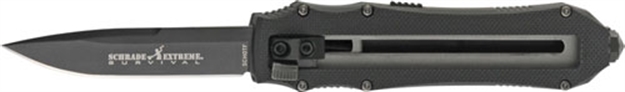 Picture of Schrade Knife Otf Extreme Survival 3" Black Zytel Promo