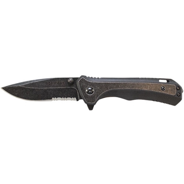 Picture of Schrade Schrade Folder Black Stone Wash SCH501S