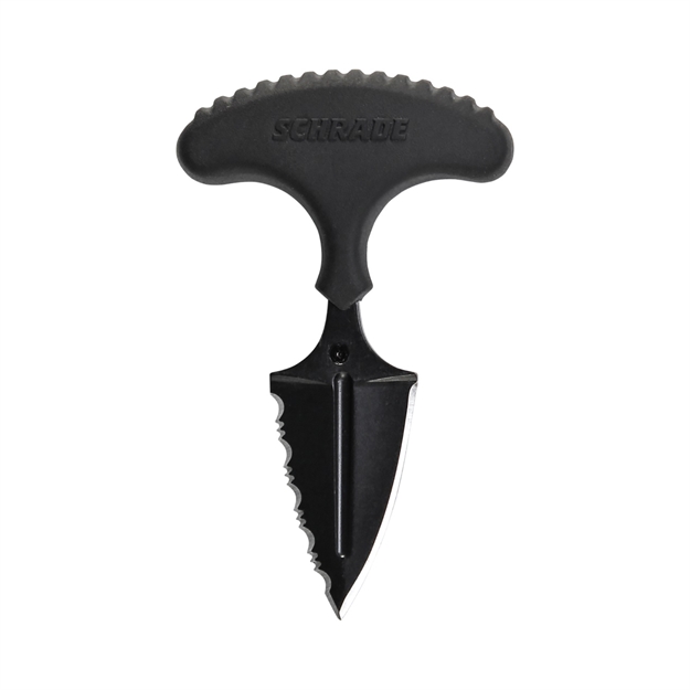 Picture of Schrade Schf50 Fixed 1.5 IN Blk Serrated Blade Rubber Handle