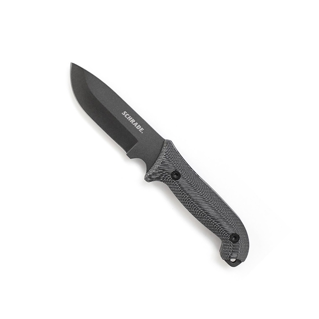 Picture of Schrade Schf51 Fixed 5.0 IN Black Blade Micarta Handle