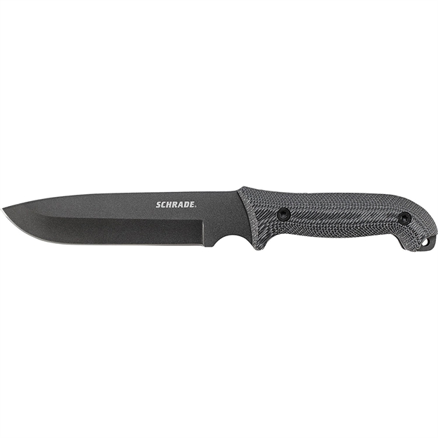Picture of Schrade Schf52 Fixed 7.0 IN Black Blade Micarta Handle