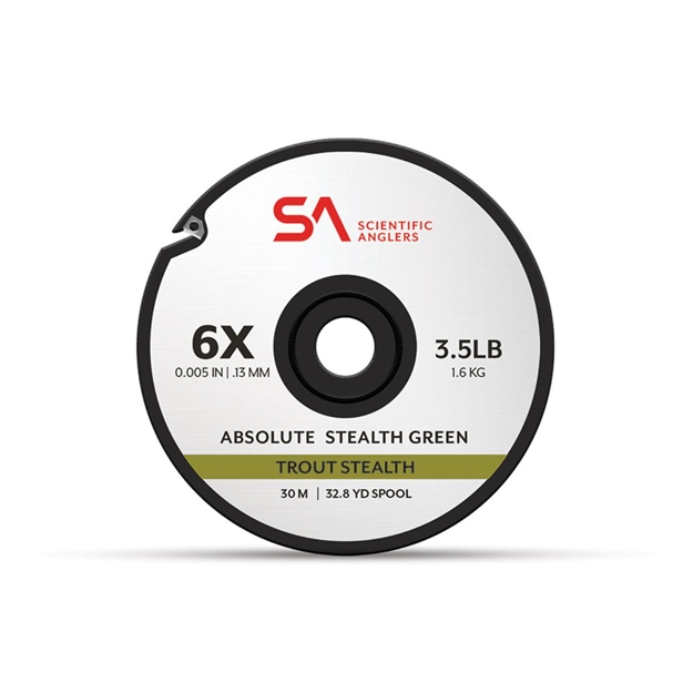 Picture of Scientific Anglers Absolute Trout Stealth Tippet 30M 6X Grn