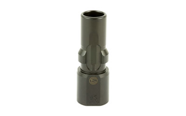 Picture of  Silencerco Ac2603 3-Lug Muzzle Device 45 Acp 5/8"-24 Threads Black