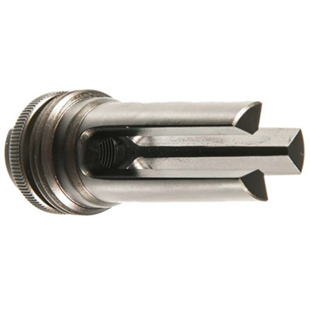 Picture of  Silencerco Ac590 Asr Flash Hider Black Steel With 5/8"-24 Tpi Threads For 30 Cal 817272011425