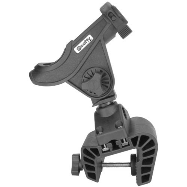 Picture of Scotty Baitcaster Rod Holder W 449 Clamp Mount Black 389-BK