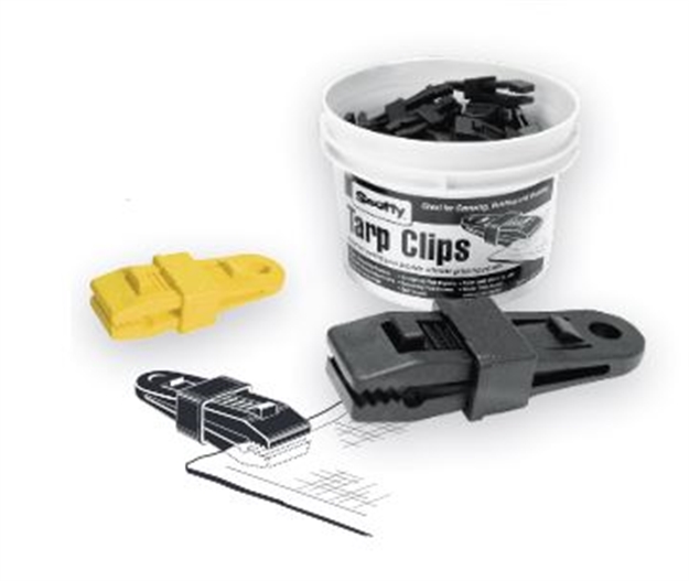 Picture of Scotty Downriggers Black Tarpclips-Bucket