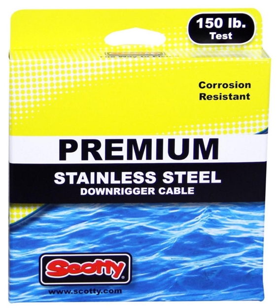 Picture of Scotty Downriggers Premium Stainless Steel Downrigger Cable, 150Lb Test, 300 FT Spool 1001