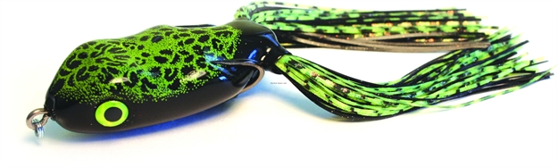 Picture of Scum Frog Pro Series Rattle Topwater Frog, 2 1/2", 1/2 Oz, Black Lime