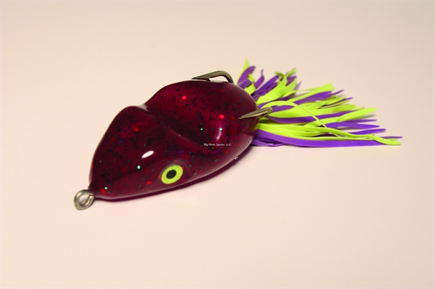 Picture of Scum Frog Topwater Frog, 2 1/2", 5/16 Oz, Junebug Red