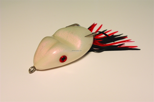 Picture of Scum Frog Topwater Frog, 2 1/2", 5/16 Oz, Red Pearl W/Black Skirt